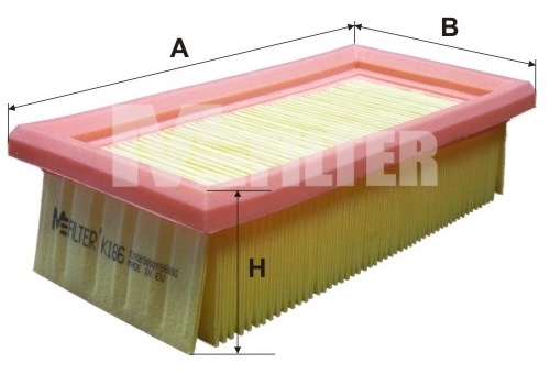 Filtru aer K 186 MFILTER